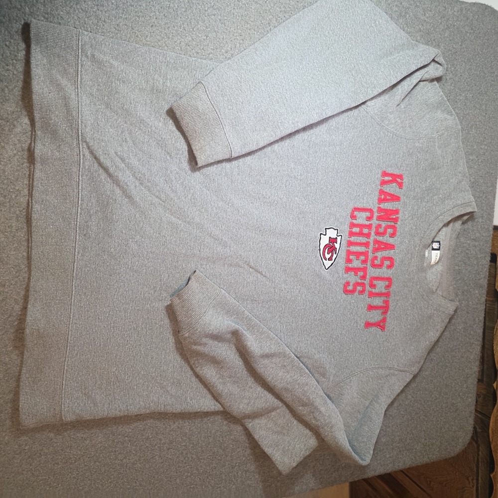 Kansas City Chiefs NFL Team Apparel crewneck sweatshirt Large K2